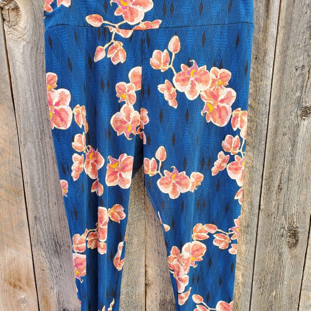 LulaRoe Floral Print Leggings TC